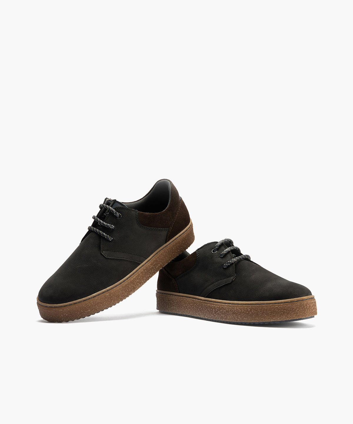 Blucher hombre con cordones color negro