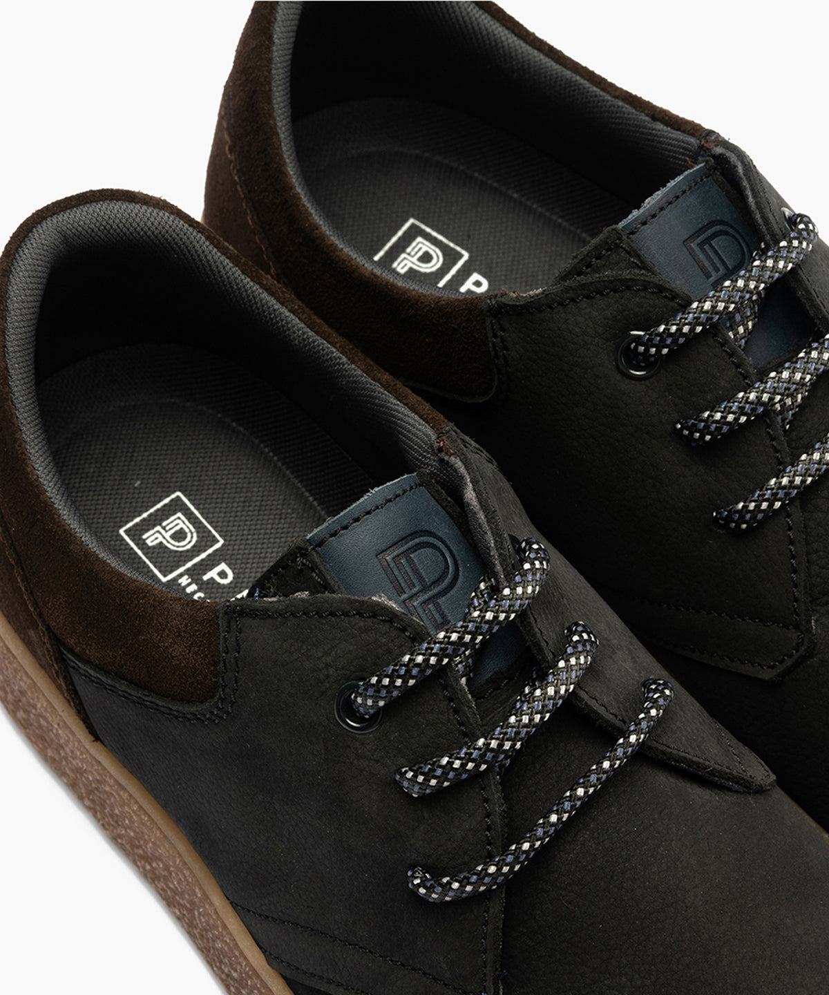 Blucher hombre con cordones color negro