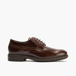 Blucher en Napa hombre con cordones color marron