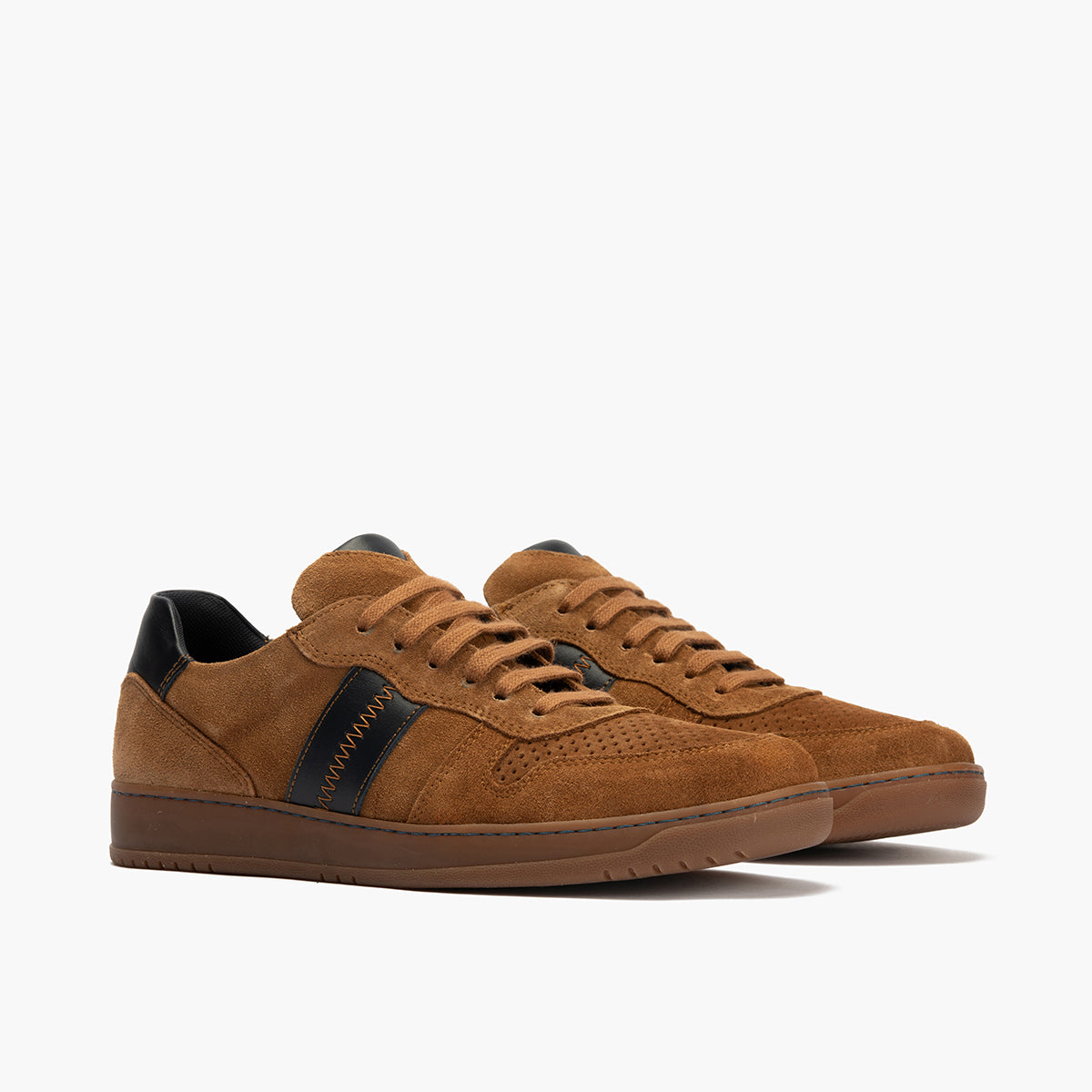 Deportivo en Serraje hombre color cognac