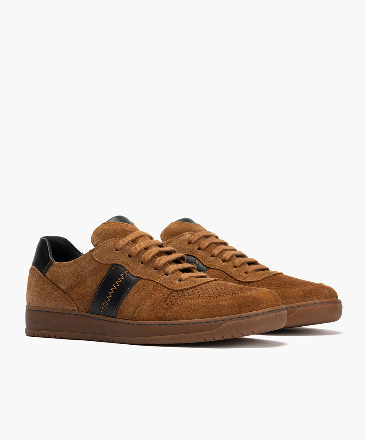 Deportivo en Serraje hombre color cognac