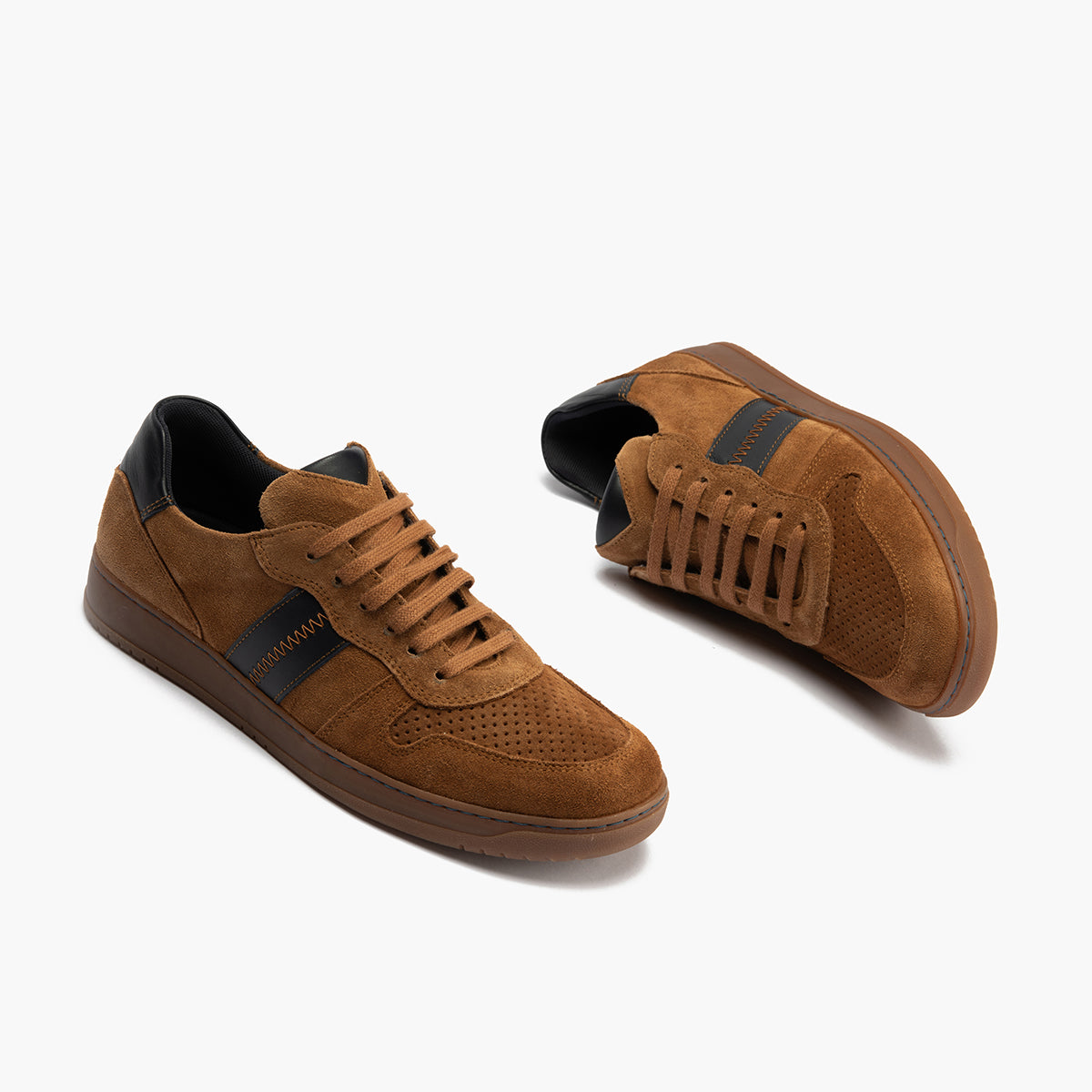 Deportivo en Serraje hombre color cognac