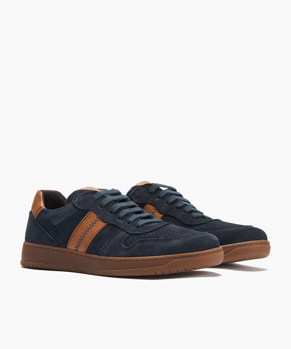 Deportivo en Serraje hombre color marino