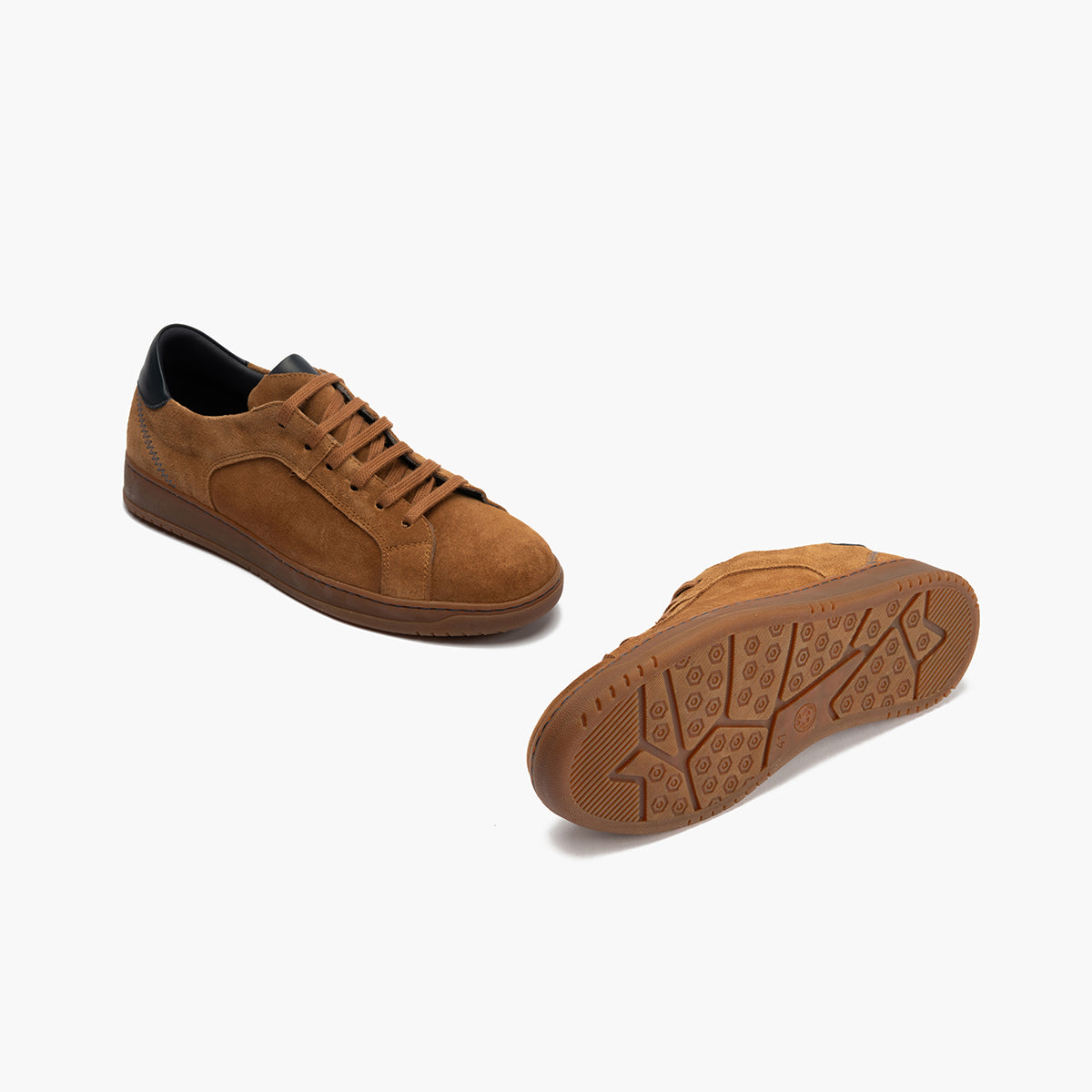 Basket en Serraje hombre color cognac
