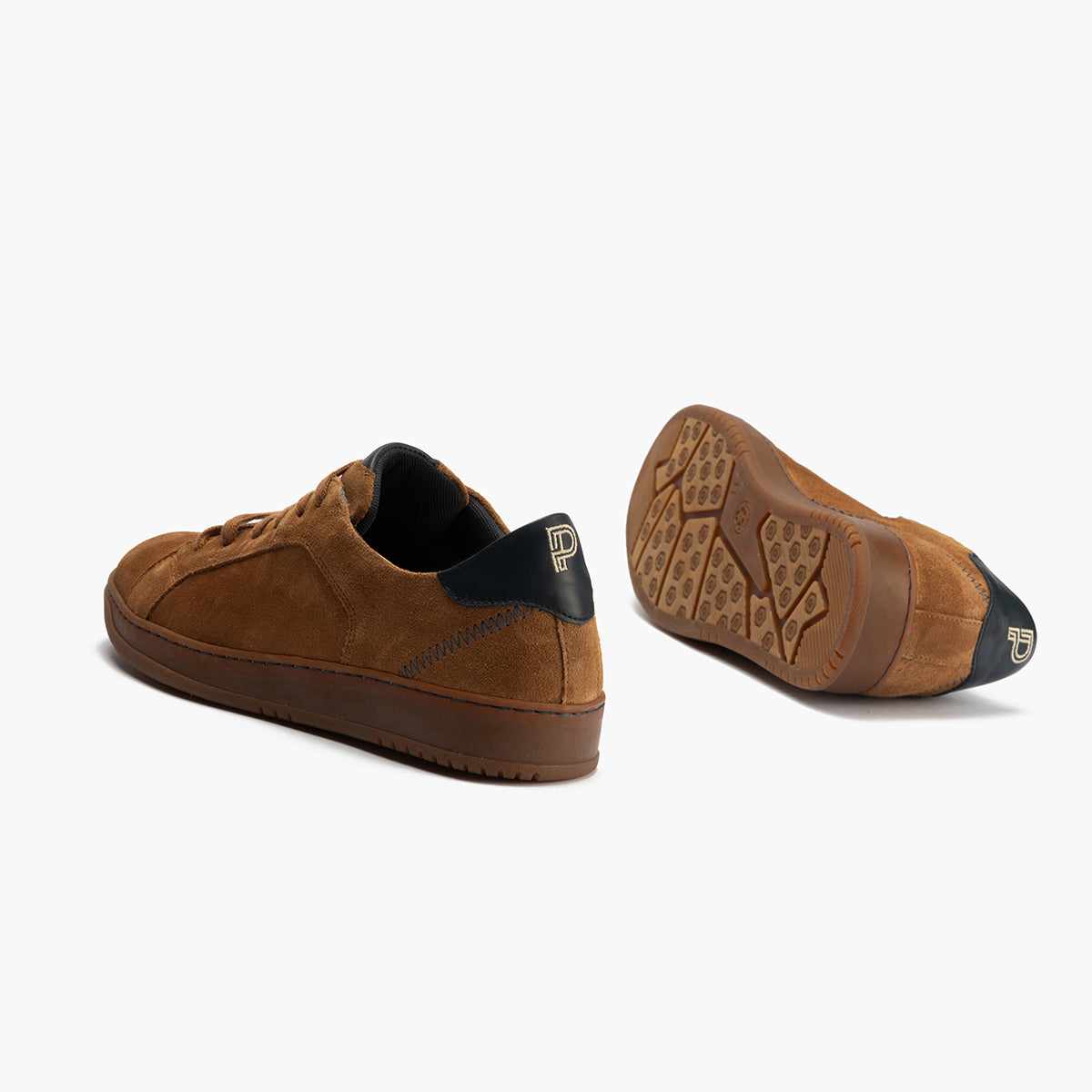 Basket en Serraje hombre color cognac