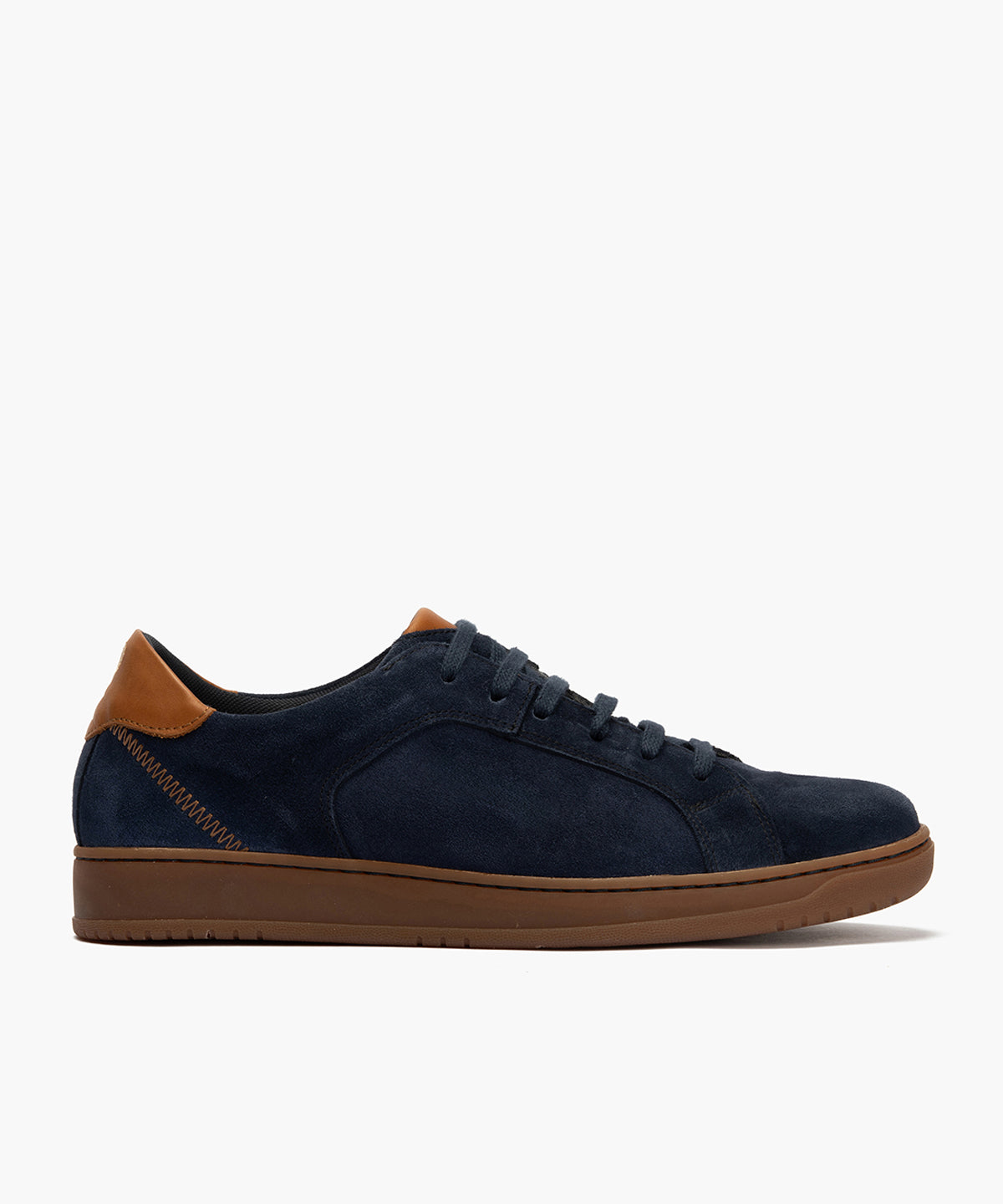 Basket en Serraje hombre color marino