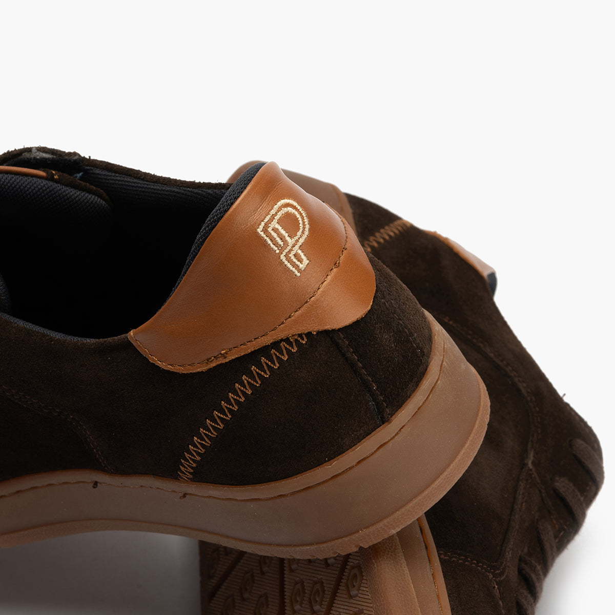 Basket en Serraje hombre color marron