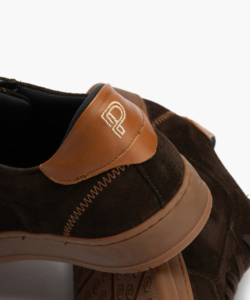 Basket en Serraje hombre color marron