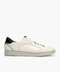 Basket Blanco hombre en napa color blanco