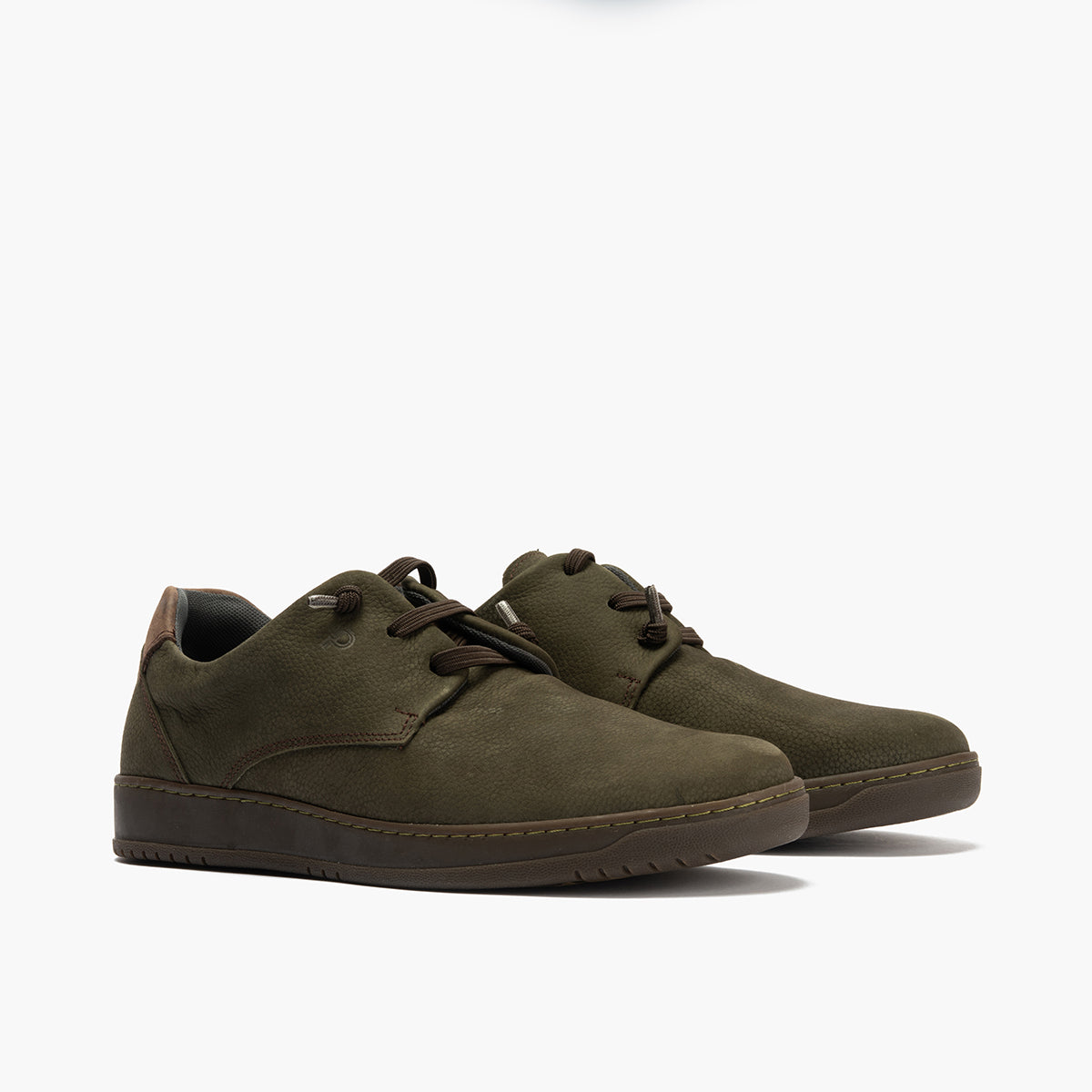 Blucher hombre con cordones color kaki