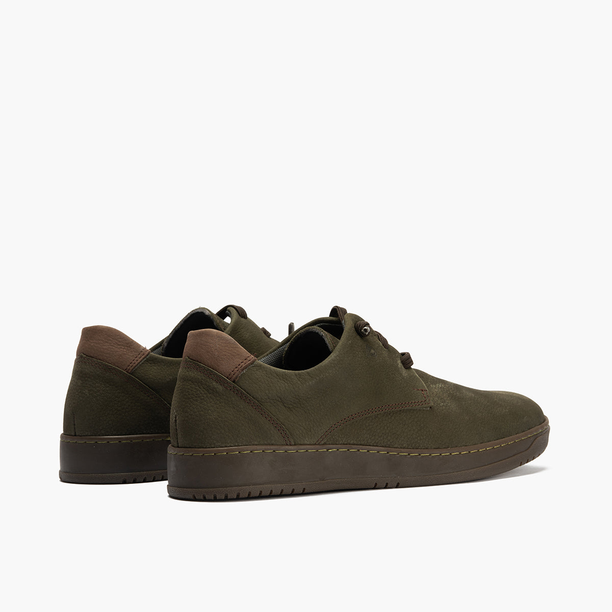 Blucher hombre con cordones color kaki