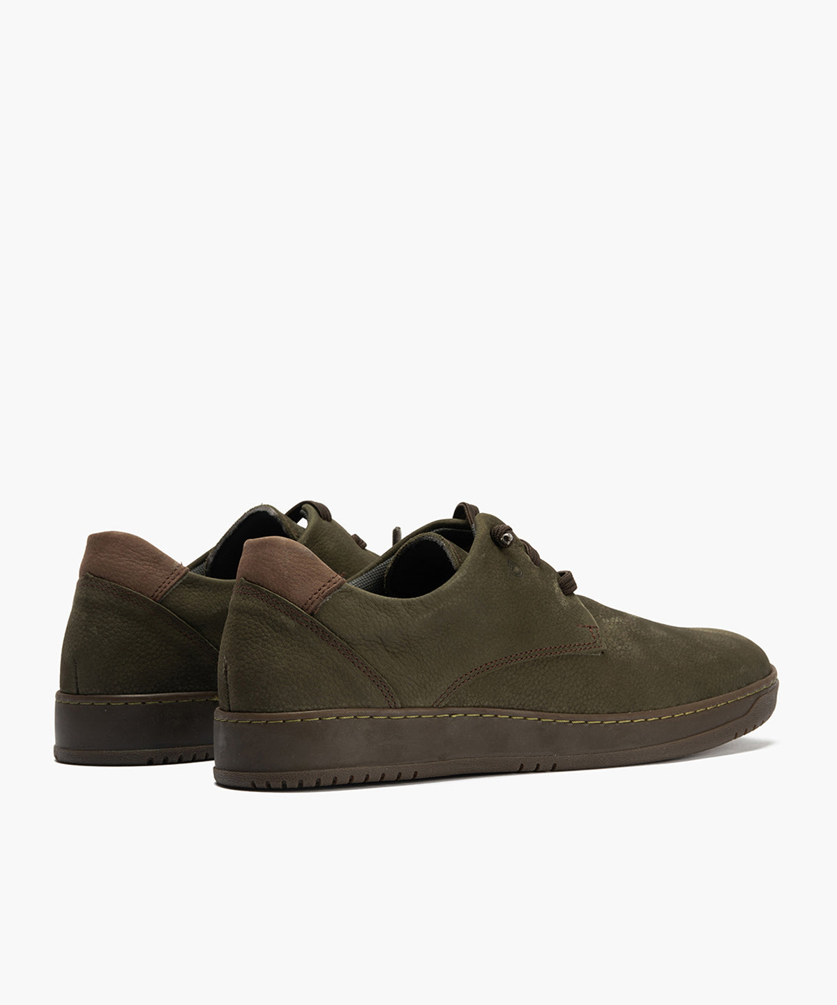 Blucher hombre con cordones color kaki