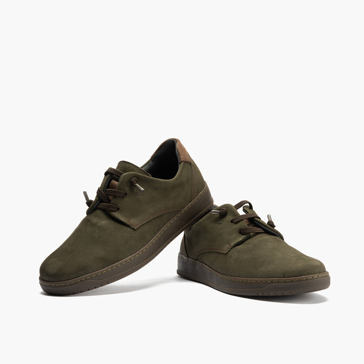 Blucher hombre con cordones color kaki