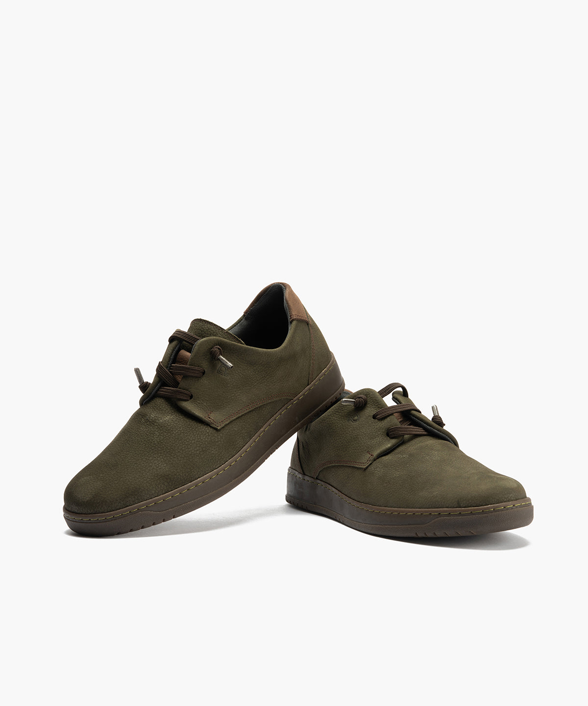 Blucher hombre con cordones color kaki