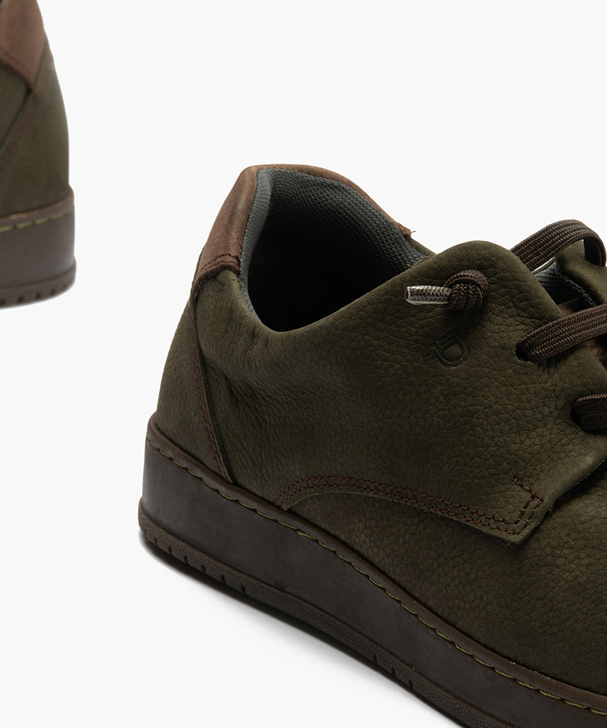 Blucher hombre con cordones color kaki