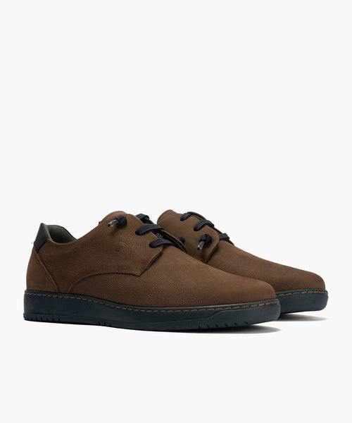 Blucher hombre con cordones color marron