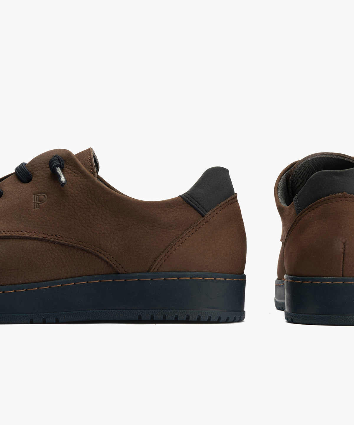Blucher hombre con cordones color marron
