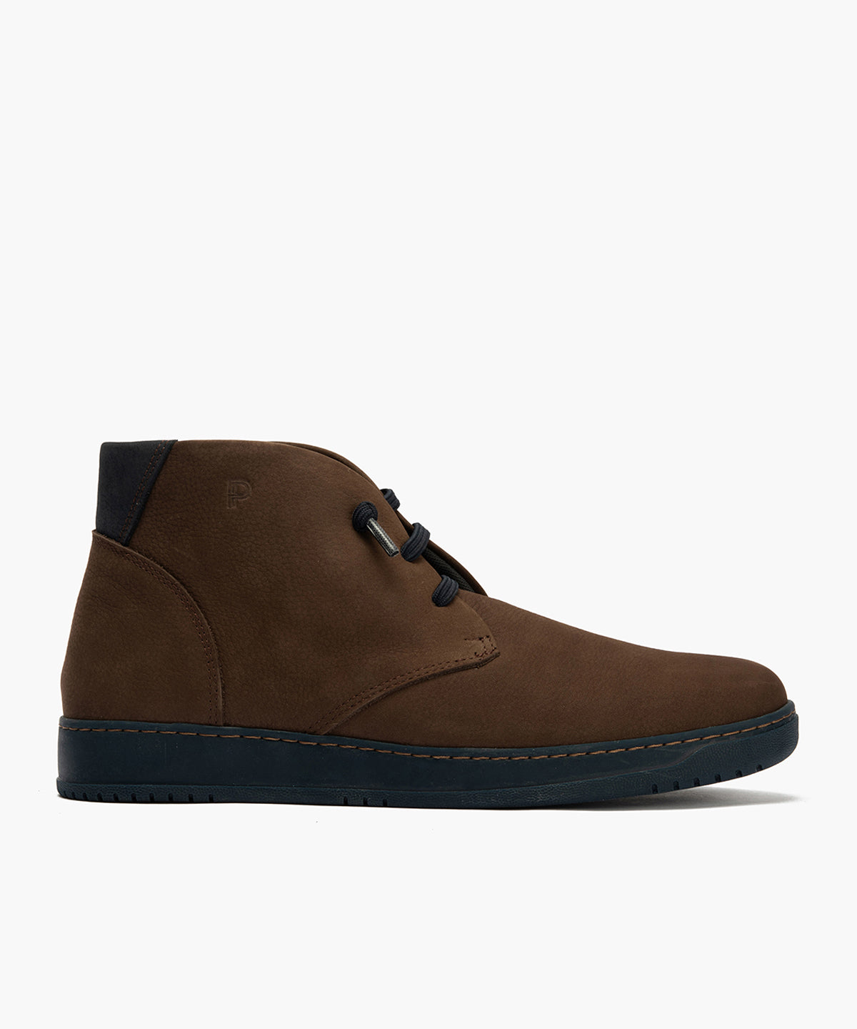 Botín Safari hombre con cordones color marron