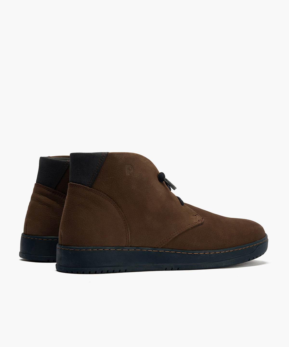 Botín Safari hombre con cordones color marron