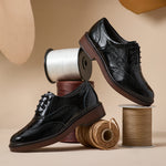 Ingles en Charol con cordones de mujer color negro