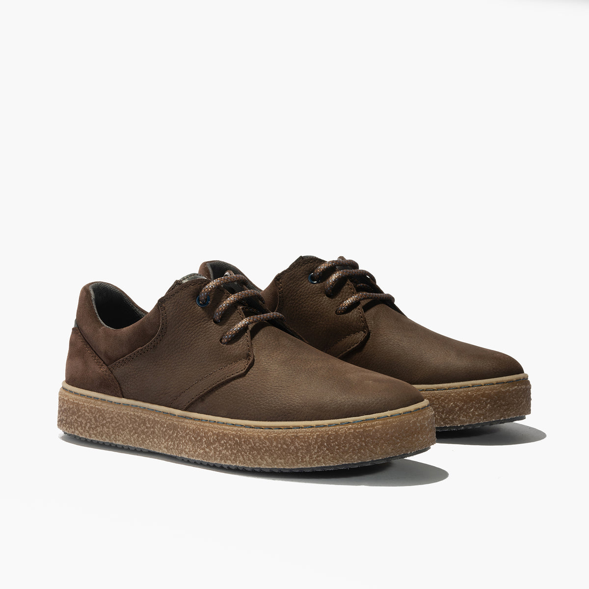 Blucher hombre con cordones color marron