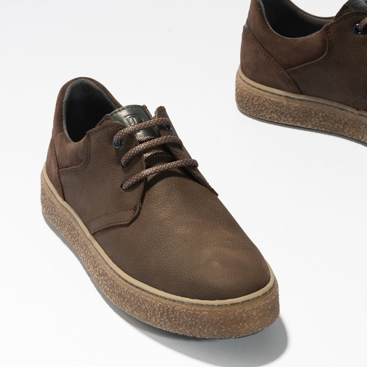 Blucher hombre con cordones color marron