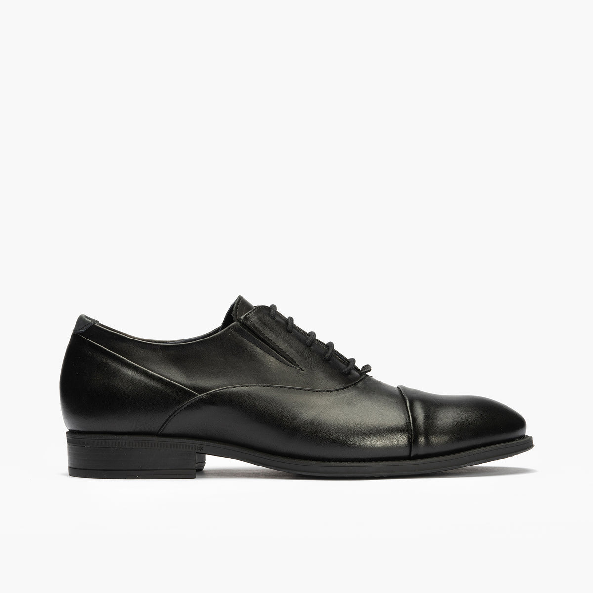 Blucher vestir hombre piel con cordones color negro