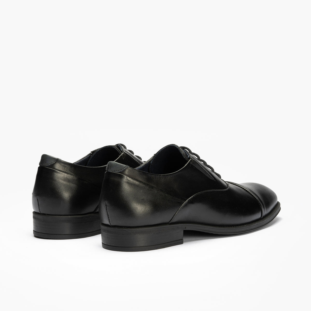 Blucher vestir hombre piel con cordones color negro