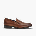 Mocasin vestir con antifaz hombre color marron