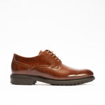 Blucher en Napa hombre con cordones color cuero