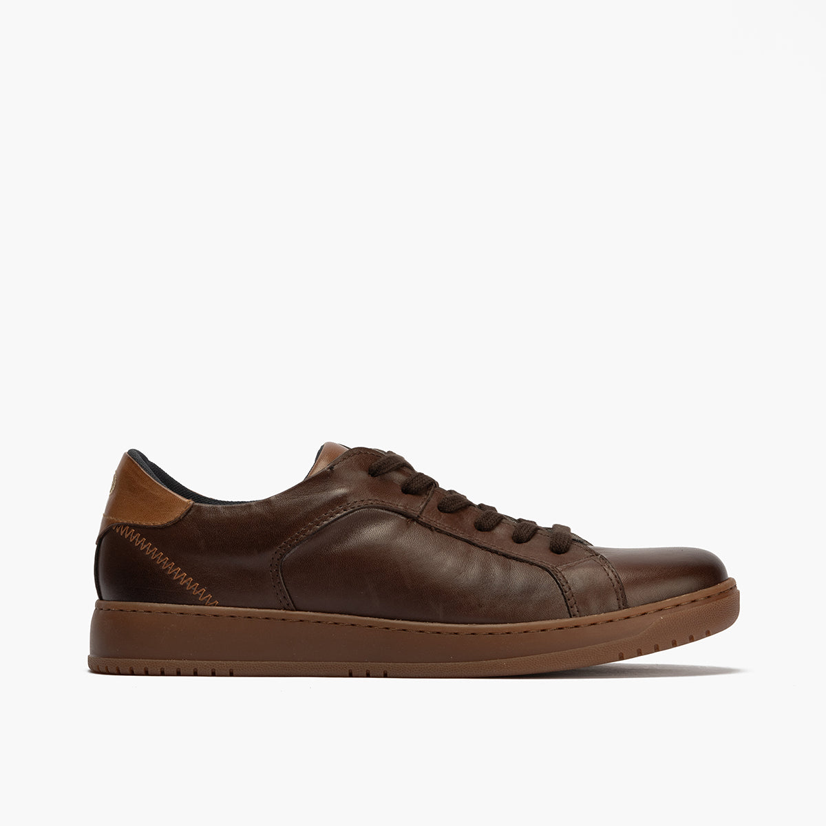 Basket en Napa hombre color marron