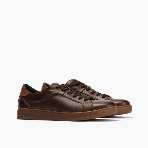 Basket en Napa hombre color marron