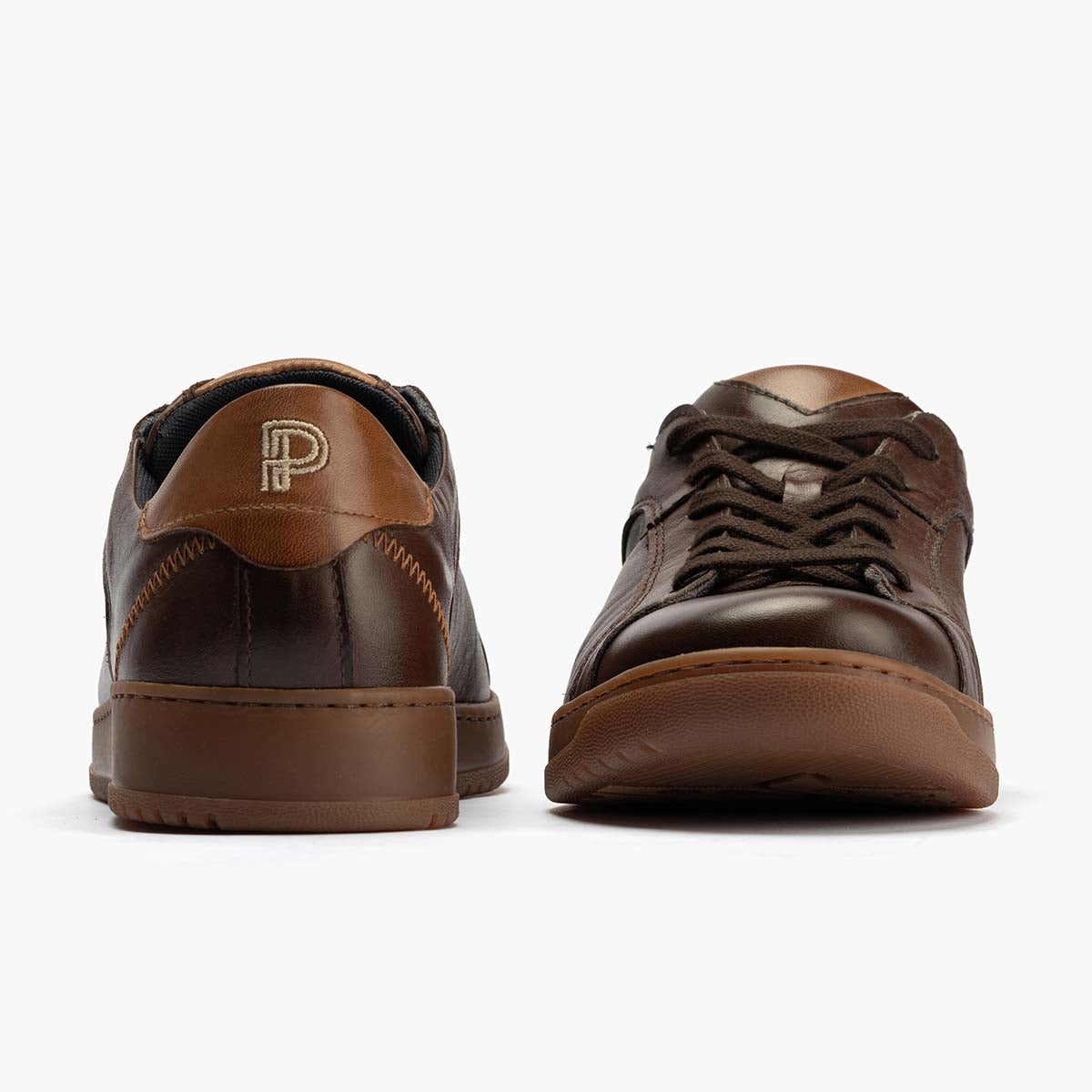 Basket en Napa hombre color marron