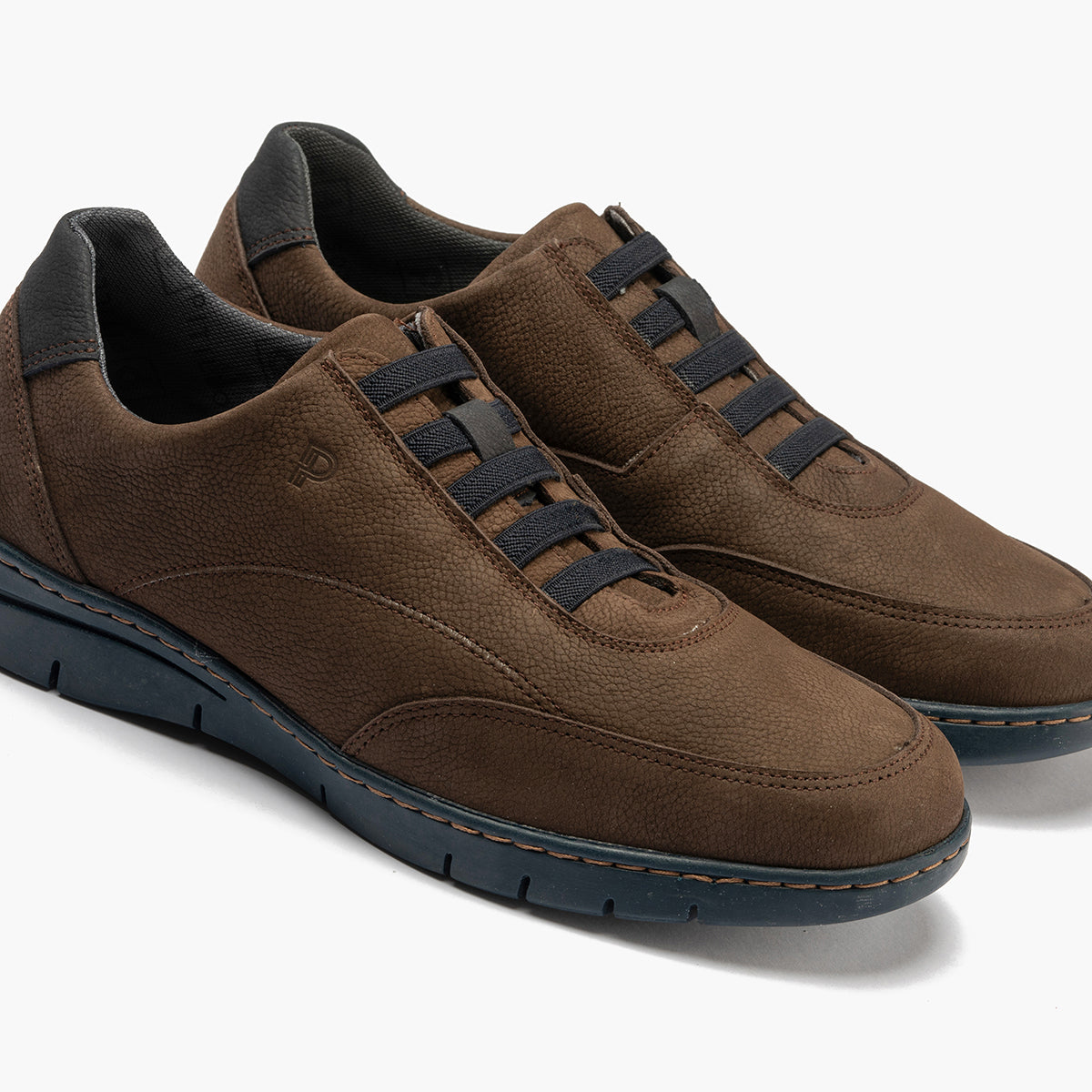 Deportivo con Elásticos hombre color marron