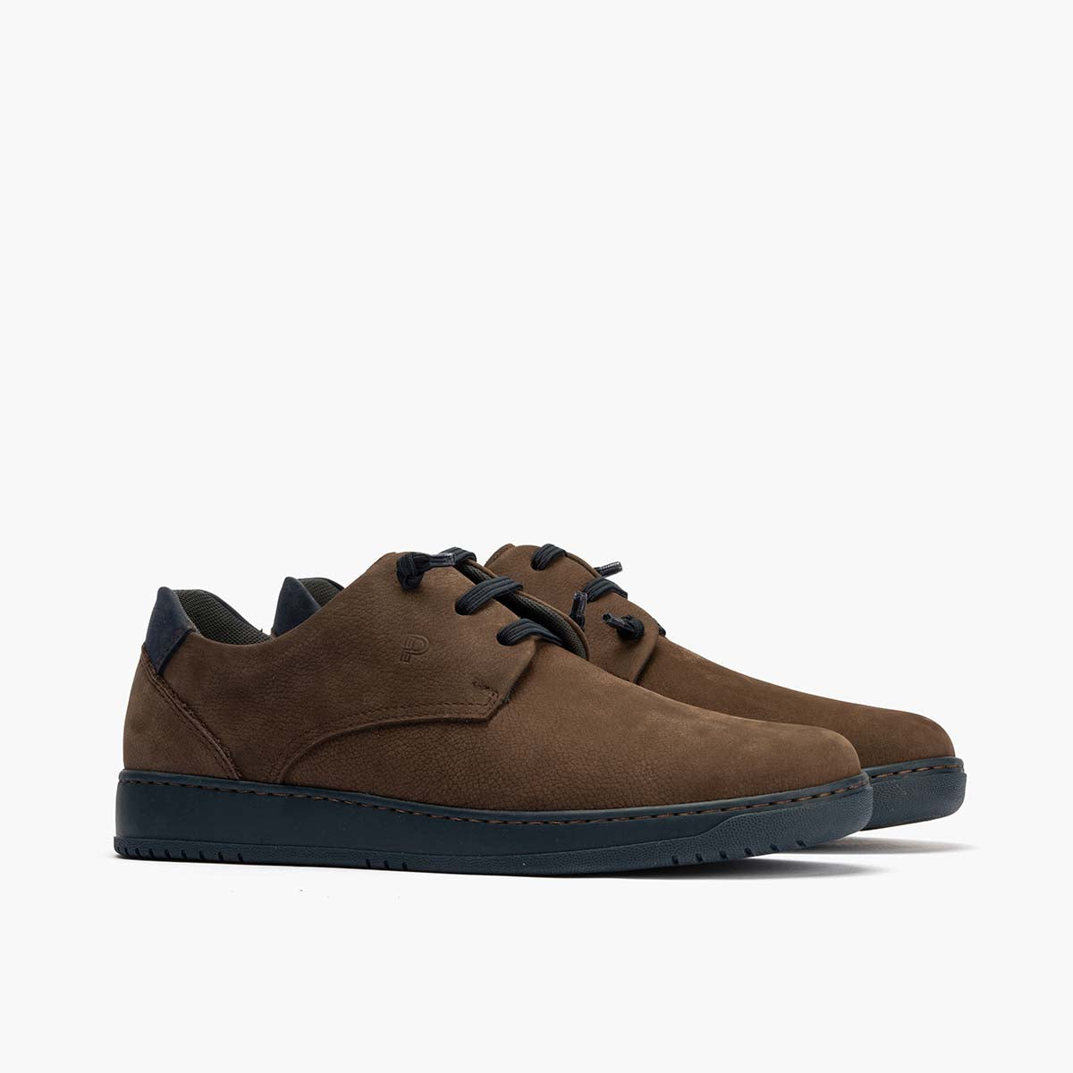 Blucher hombre con cordones color marron