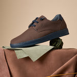 Blucher hombre con cordones color marron