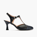Zapato estilo Gilda con tacón alto y punta fina Marino