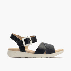 Sandalia deportiva con cruzados y pulsera Marino