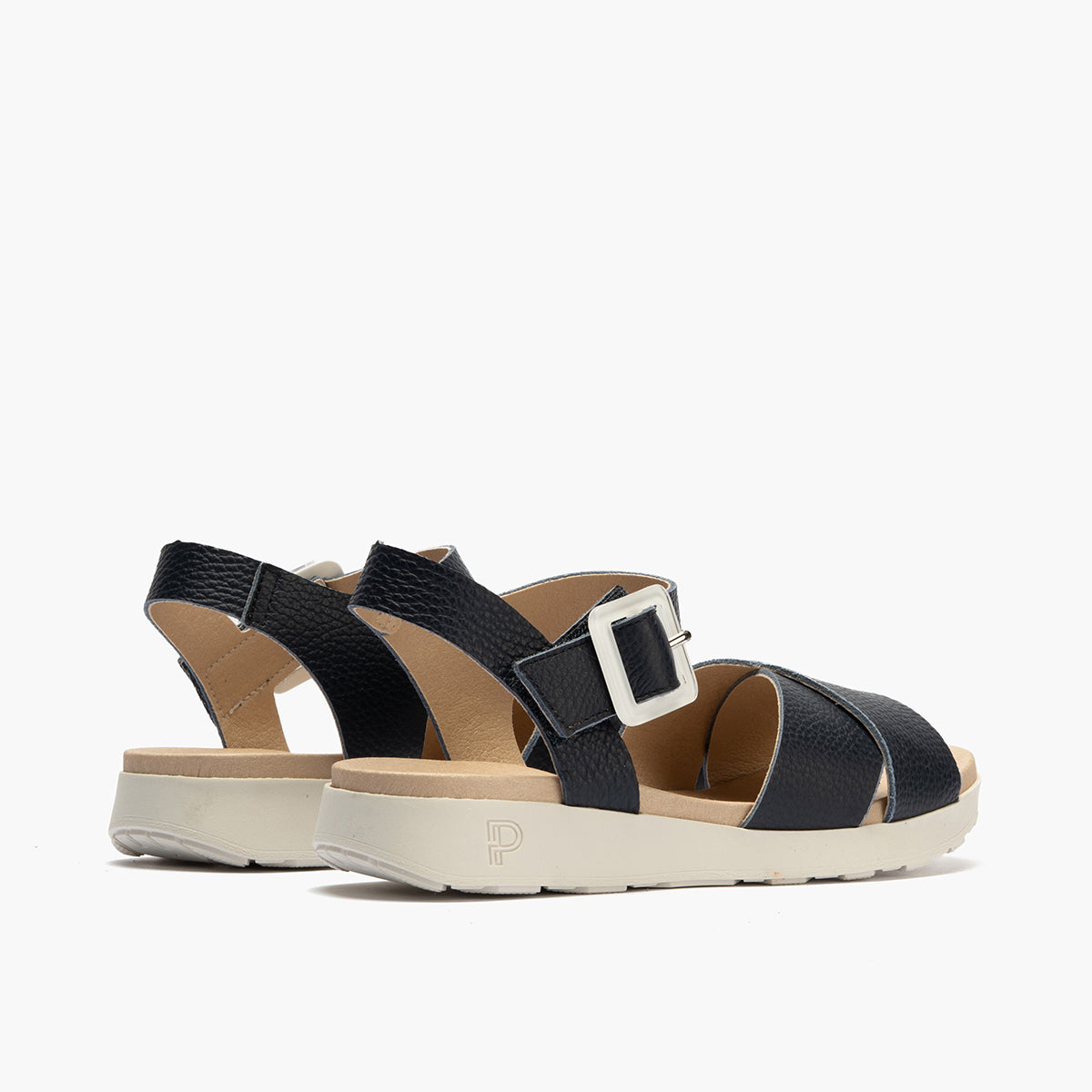 Sandalia deportiva con cruzados y pulsera Marino