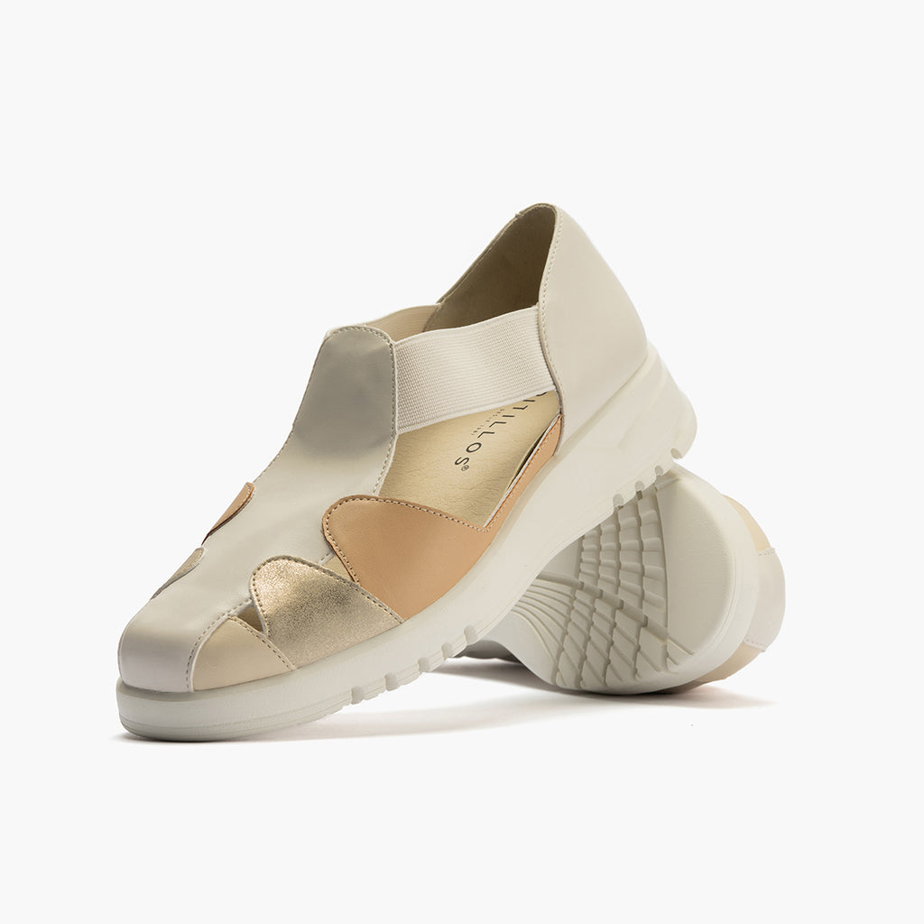 Zapato deportivo de mujer con velcro Glacial