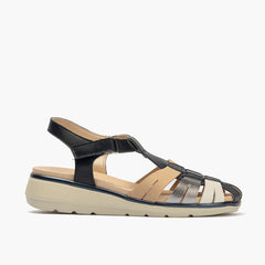 Sandalia cangrejera para mujer Marino