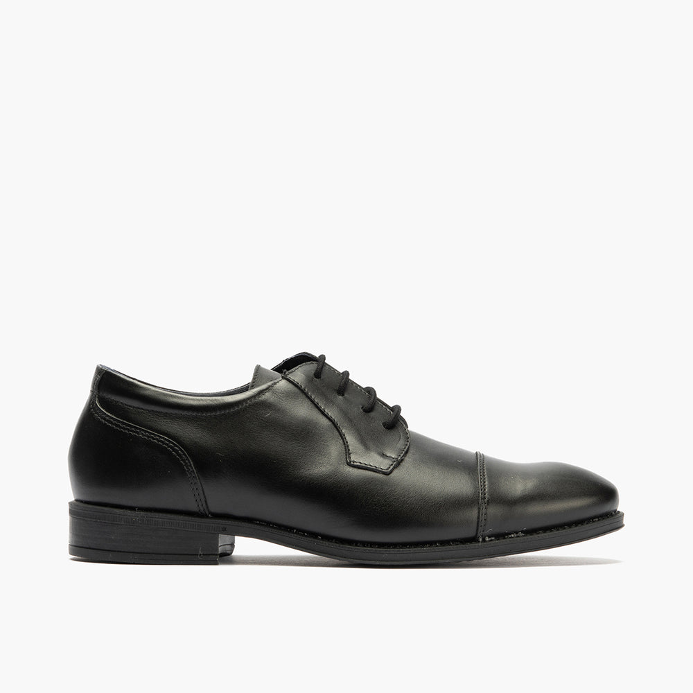 Zapato blucher con cordones de vestir para hombre Negro
