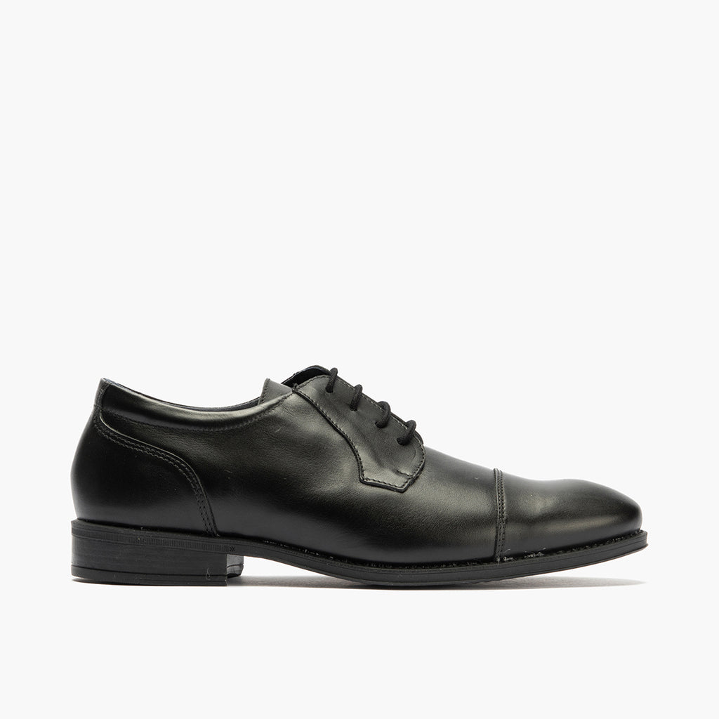 Zapato blucher con cordones de vestir para hombre Negro