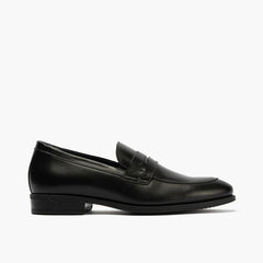 Zapato mocasín con antifaz para hombre Negro