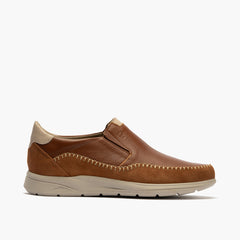 Zapato básico tipo slip-on para hombre Cuero