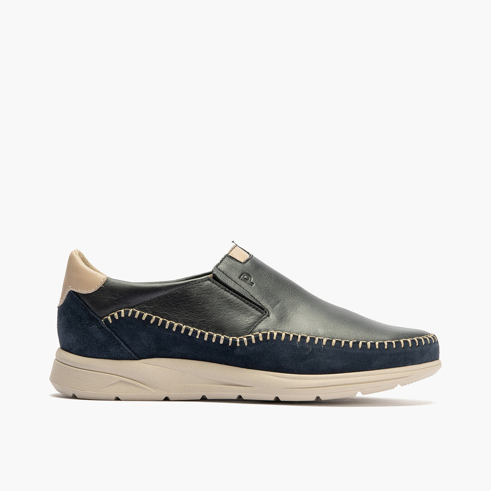 Zapato básico tipo slip-on para hombre Marino