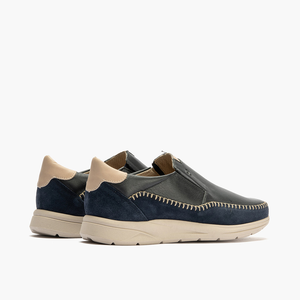 Zapato básico tipo slip-on para hombre Marino
