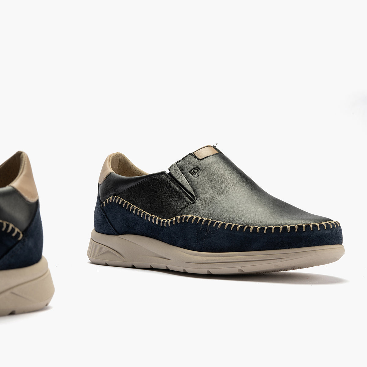 Zapato básico tipo slip-on para hombre Marino