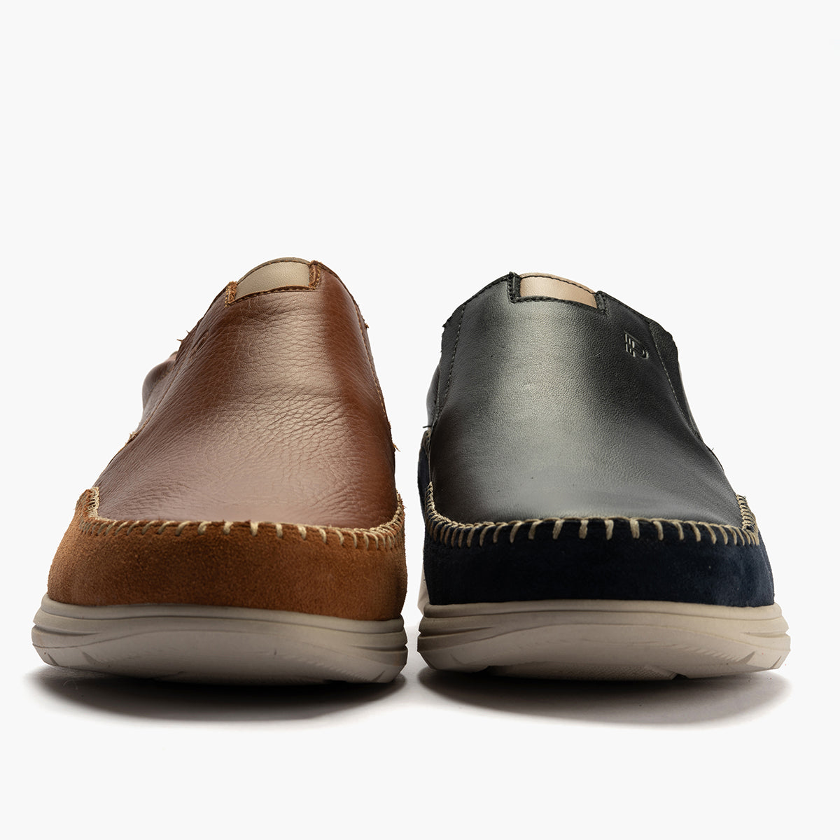 Zapato básico tipo slip-on para hombre Cuero