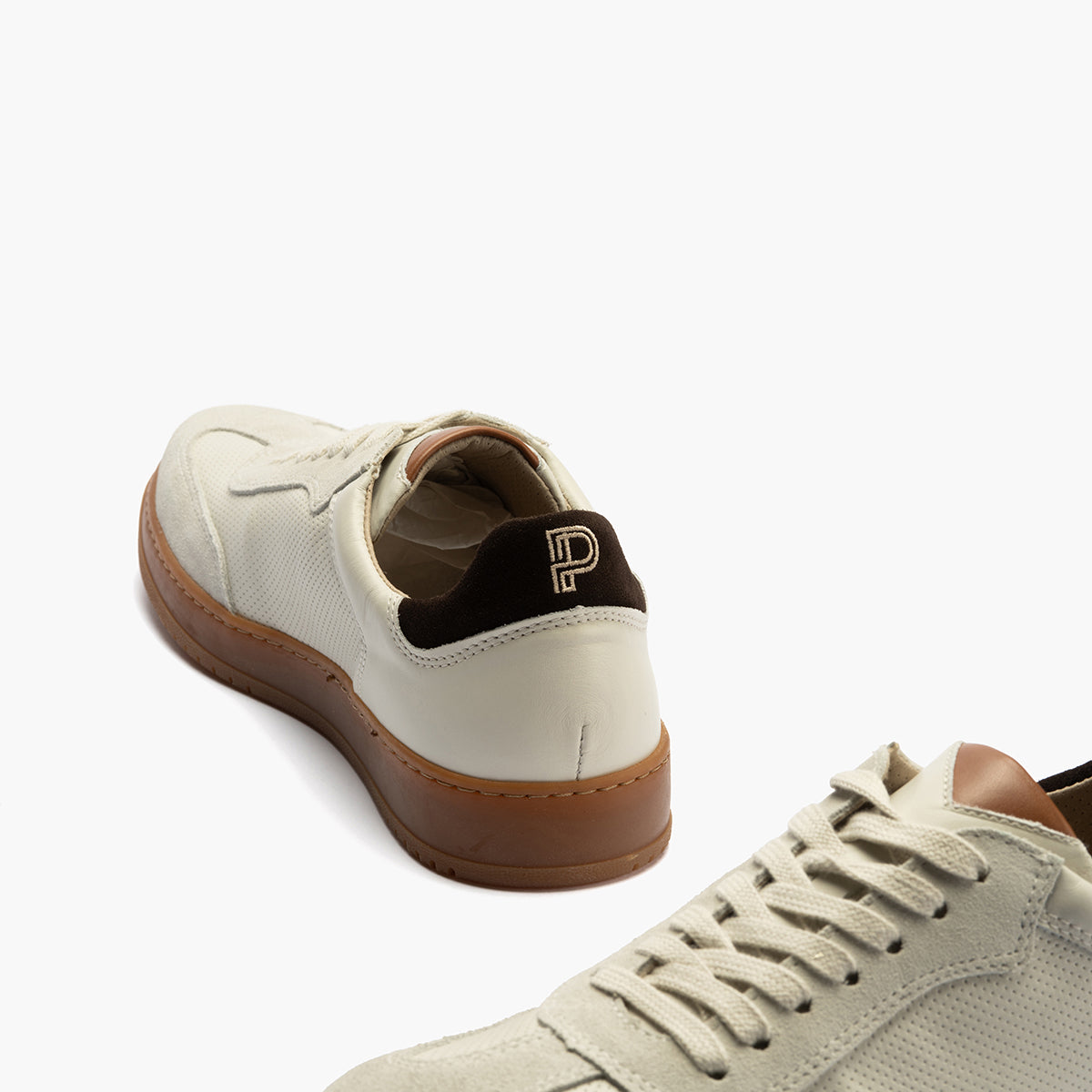 Deportivo para hombre en piel napa Hielo